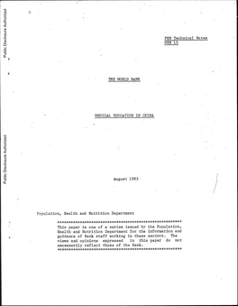 World Bank Document