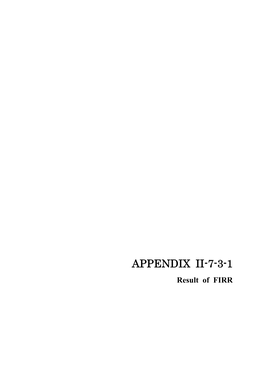 Appendix Ii-7-3-1