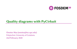 Quality Diagrams with Pycirkuit