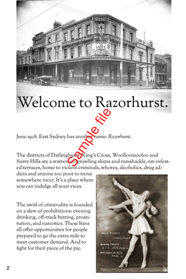 Welcome to Razorhurst
