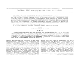 Indian Williamsoniaceae-An Overview