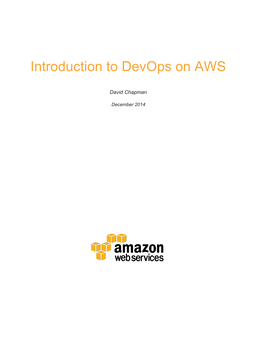 Introduction to Devops on AWS