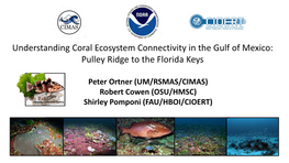 Pulley Ridge to the Florida Keys