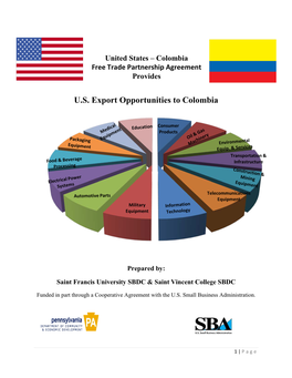 U.S. Export Opportunities to Colombia