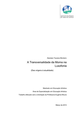 A Transversalidade Da Morna Na Lusofonia