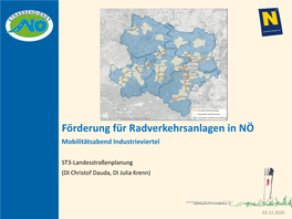 Radwege *) Für Gemeinden Der Ländlichen Erschließungsregion Beantragbar