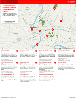 Swissotelselfie Guide To: Bustling Bangkok Behind the Lens