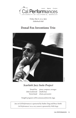 Donal Fox Inventions Trio