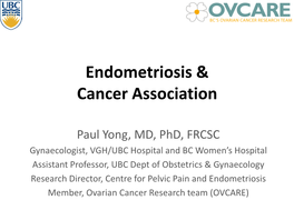 Endometriosis & Cancer Association