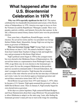 What Happened After the U.S. Bicentennial Celebration in 1976 ?