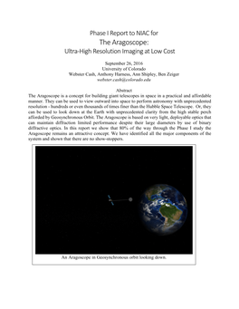 Aragoscope : Ultra-High Resolution Imaging at Low Cost