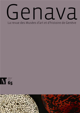 La Revue Des Musées D'art Et D'histoire De Genève