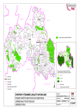 EVROPSKY VÝZNAMNÉ LOKALITY NATURA 2000 Beethovenova 4 Institut Regionálních Informací, S