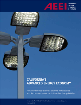 California's Advanced Energy Economy