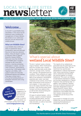 Local Wildlife Sites Newsletter 2017