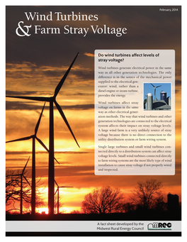 Wind Turbines and Farm Stray Voltage