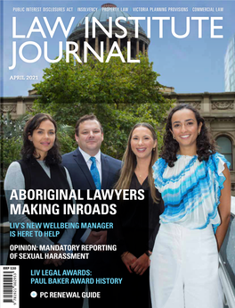 ABORIGINAL LAWYERS MAKING INROADS Role Models Boost Participation