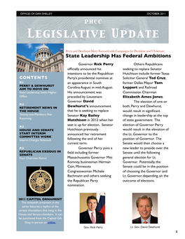 Legislative Update