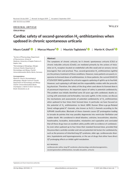 Antihistamines When Updosed in Chronic Spontaneous Urticaria