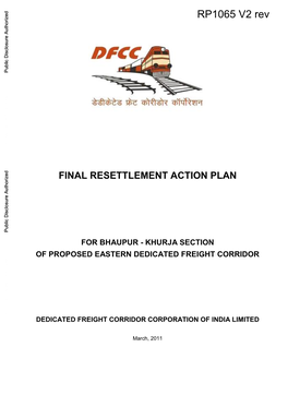 Khurja Section of Proposed Eastern Dedicated Freight Corridor