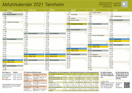 Abfuhrkalender 2021