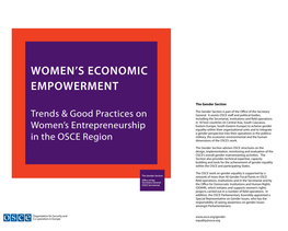 Women's Economic Empowerment