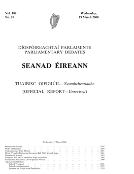 Seanad E´Ireann