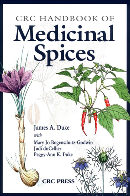 CRC Handbook of Medicinal Spices 0849312795