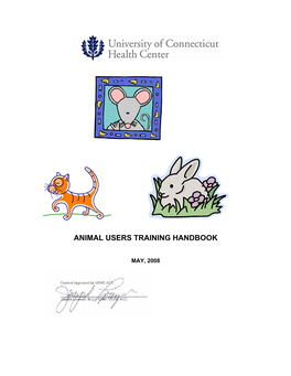 Animal Users Training Handbook