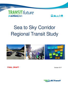 Sea to Sky Regional Transit Study