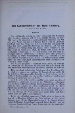 Die Kunstdenkmäler Der Stadt Hainburg. Von Richard Kurt D O N I N