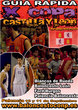 Guia Rápida X Copa De Castilla Y Leon De Baloncesto