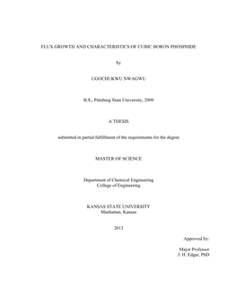 Flux Growth and Characteristics of Cubic Boron Phosphide