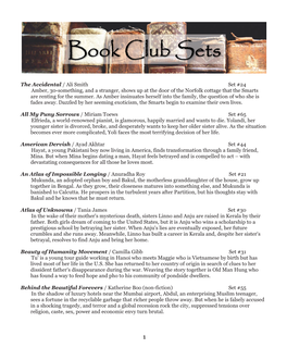 Book Club Sets