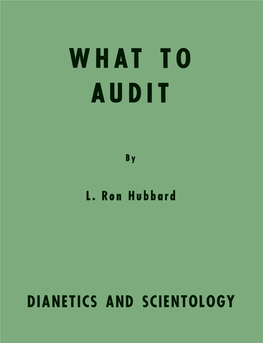 What to Audit