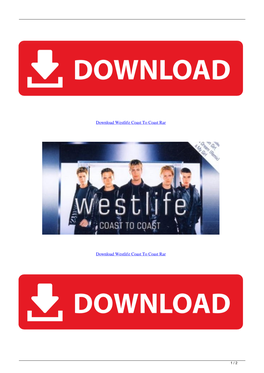 Download Westlife Coast to Coast Rar