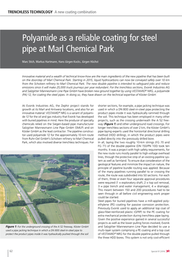 Polyamide As a Reliable Coating for Steel Pipe at Marl Chemical Park