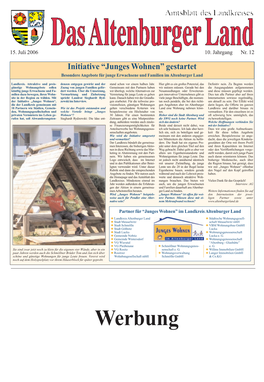 Amtsblatt Nr. 12 Vom 15. Juli 2006
