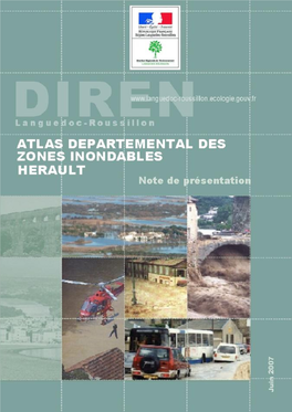 Atlas Départemental Des Zones Inondables De L'hérault