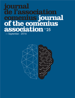 Comenius Journal  Comeniusseptember 2016