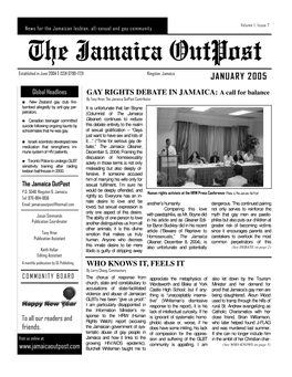 The Jamaica Outpost Jan 2005