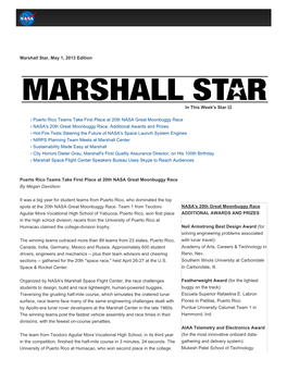 Marshall Star, May 1, 2013 Edition