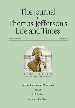 The Journal Thomas Jefferson's Life and Times