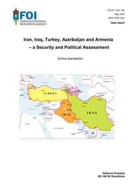 Iran,Iraq,Turkey,Azerbaijan and Armenia