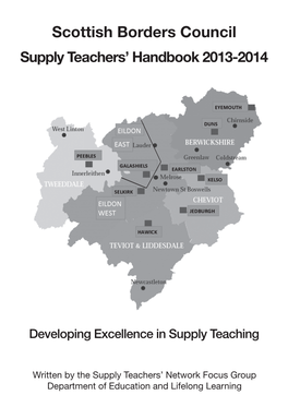 Scottish Borders Council Supply Teachers’ Handbook 2013-2014