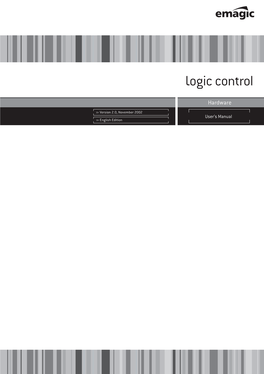 Logic Control User's Manual