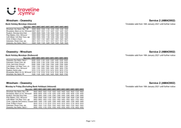 Timetable 002AMA5