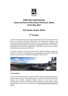 BCRA Gower 2Nd Circularmay2017