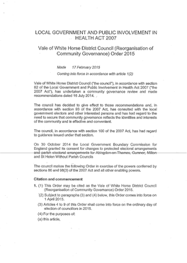 Order 2015- Sheet 2 Parish Boundary Changes in the Area of Appleton, Marcham, Besselsleigh & Besselsleigh Fyfield