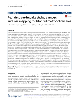 Real-Time Earthquake Shake, Damage, and Loss Mapping For